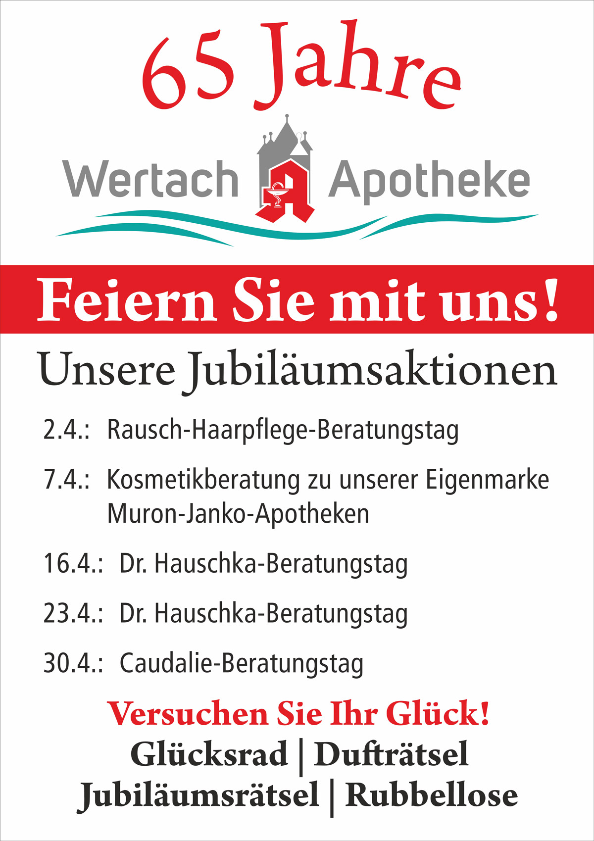 65 Jahre Jubiläumsaktion