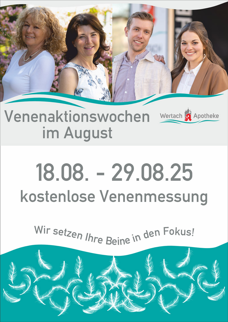 Venenaktionswochen im August