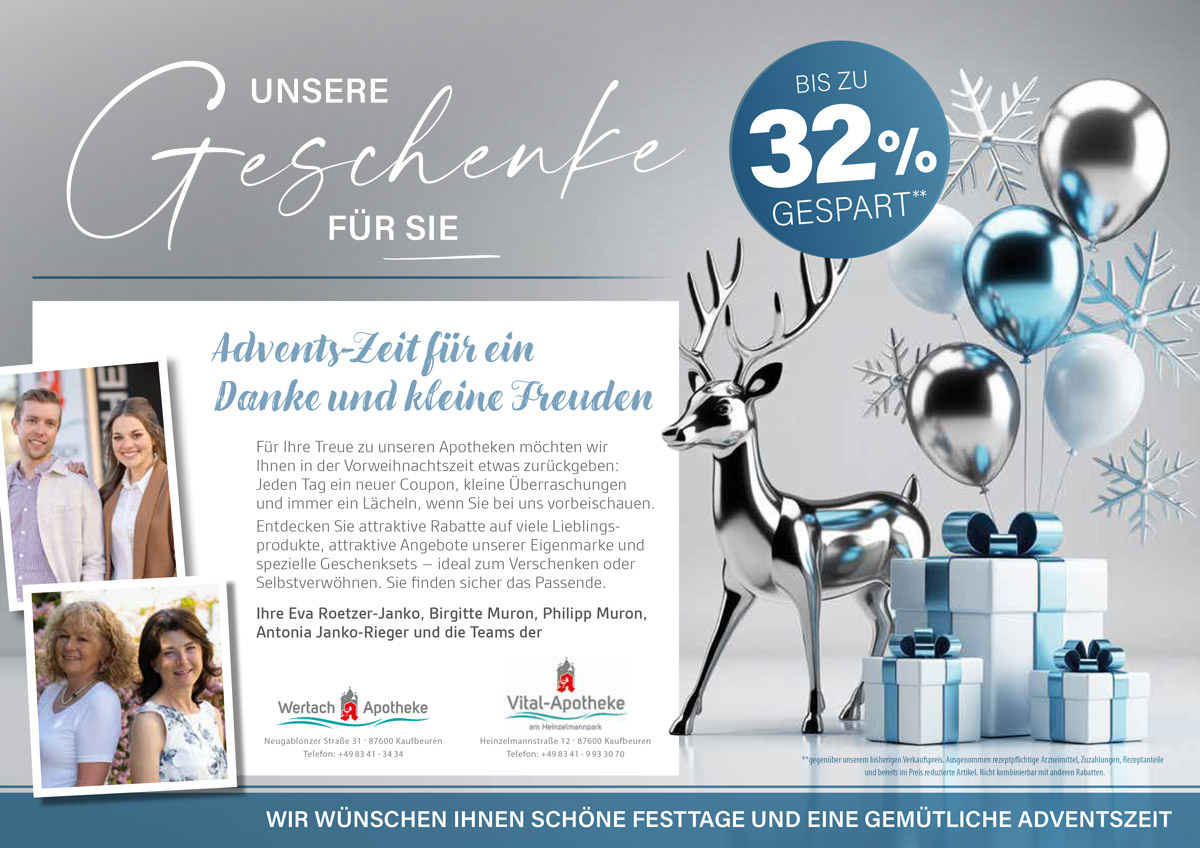 Advent in unserer Apotheke