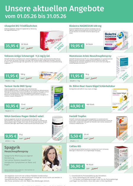 Apotheke Angebote Mai 2026