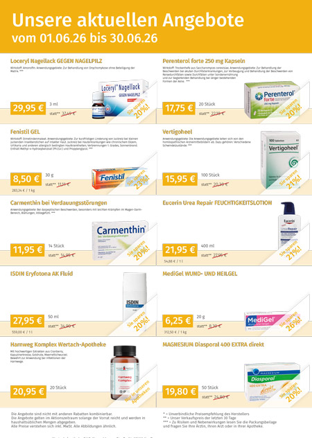 Apotheke Angebote Juni 2026
